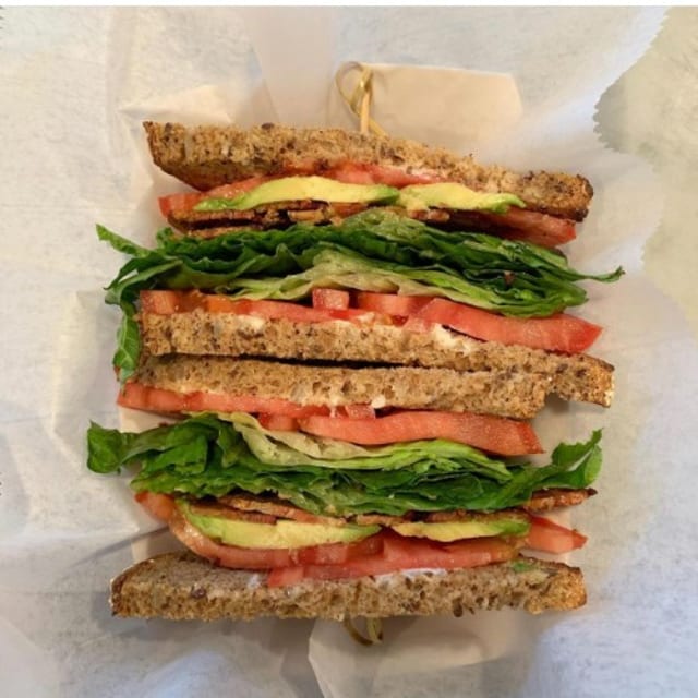 Bacon, Lettuce and Tomato Sandwich.