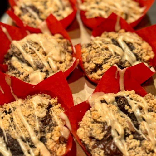 Double Chocolate Banana Muffin.