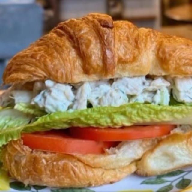 Oven Roasted Chicken Salad Special Sandwich.