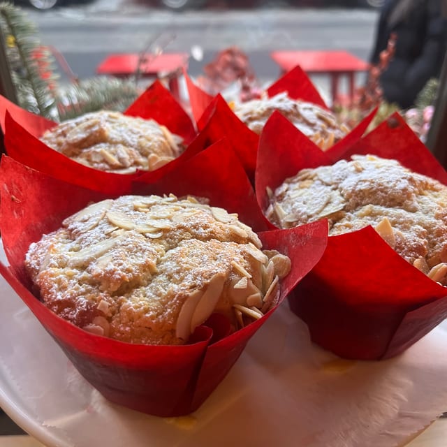 Almond Croissant Muffin.